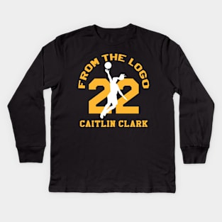 Caitlin Clark Kids Long Sleeve T-Shirt